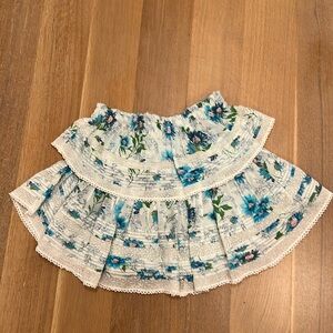LoveShackFancy ruffle mini heritage skirt